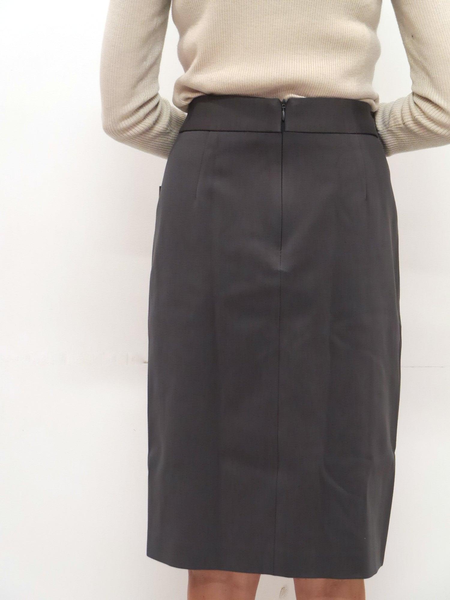 Mossaic Slim Cut Straight Skirt Skirt (1804) Product Image