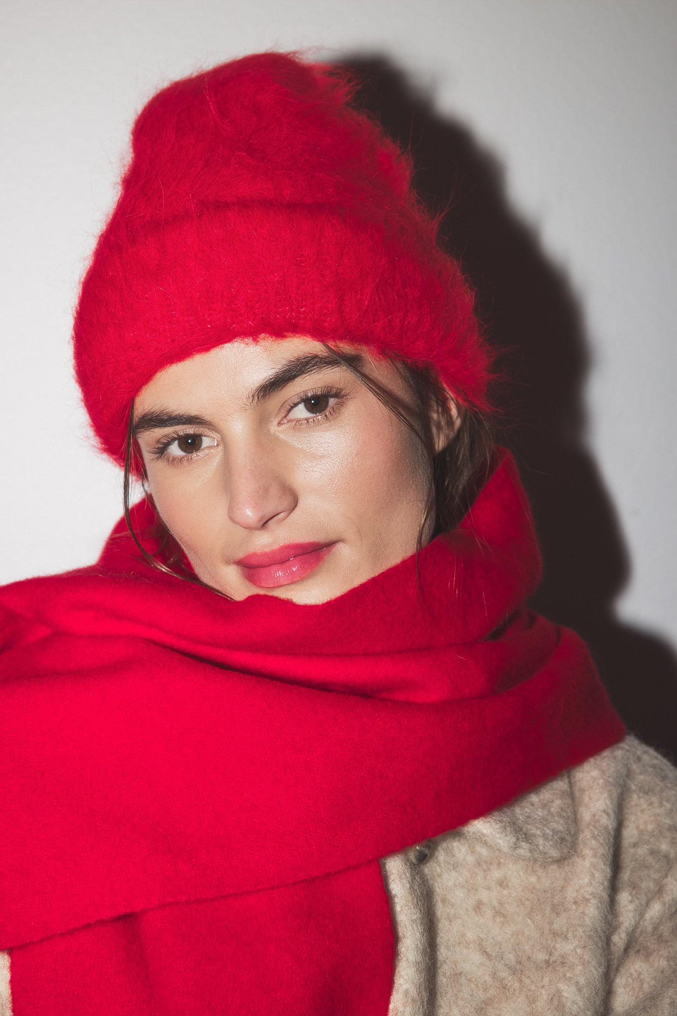 Alpaca Blend Hairy Beanie Product Image