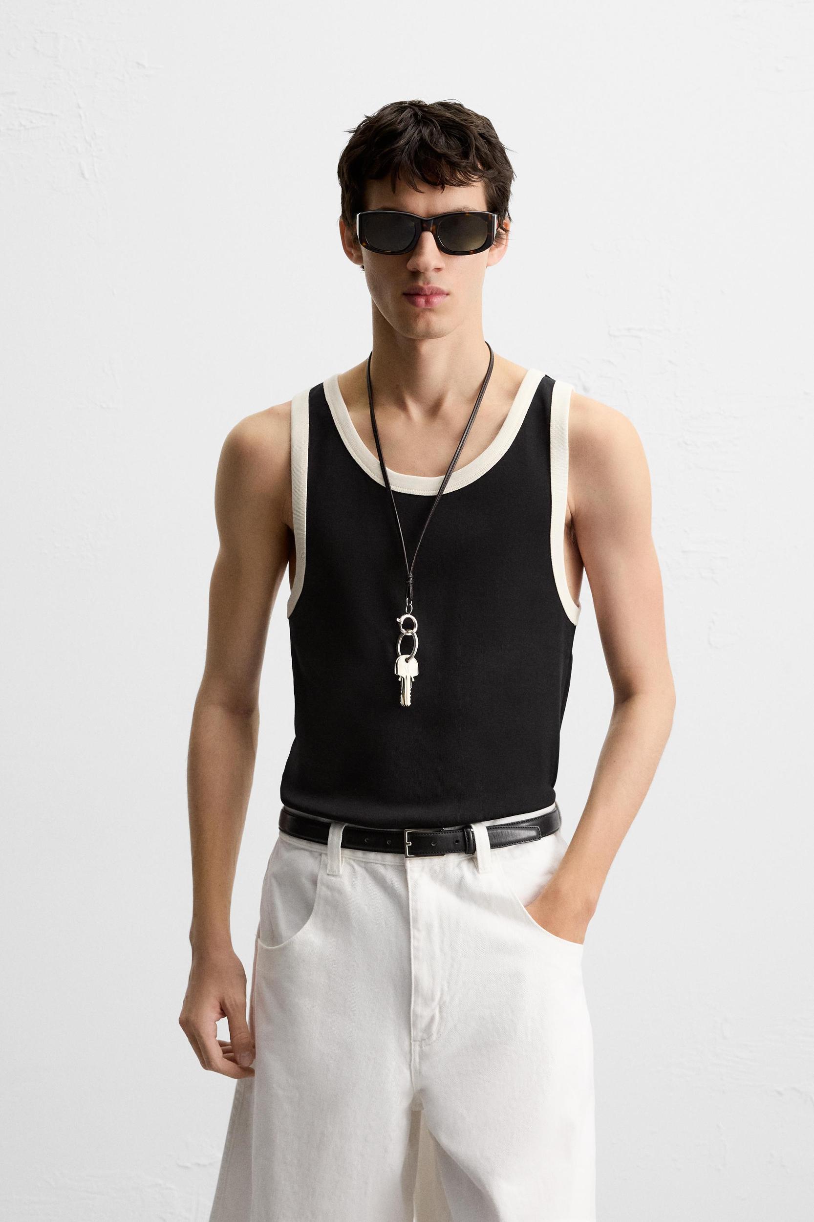 CONTRAST TANK TOP Product Image