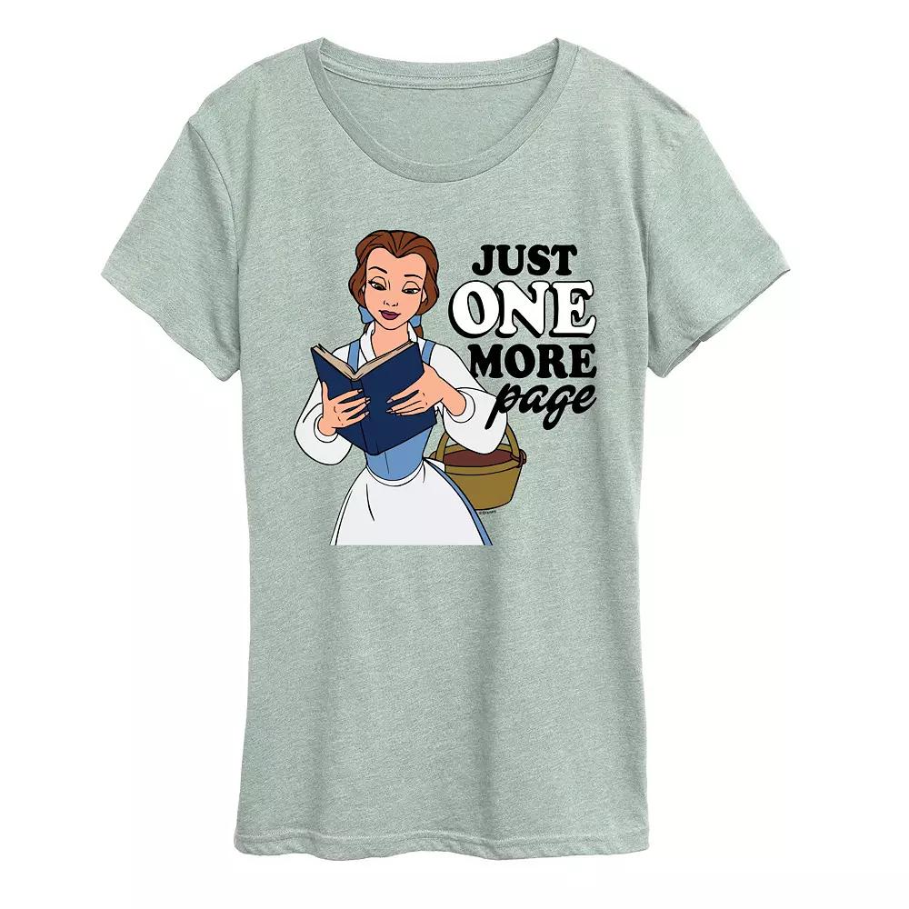 Disney Princess Belle Women's One More Page Graphic Tee, Girl's,  Product Image