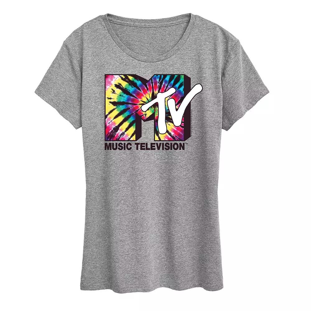 Women's MTV Tie Dye Logo Graphic Tee, Girl's,  Product Image