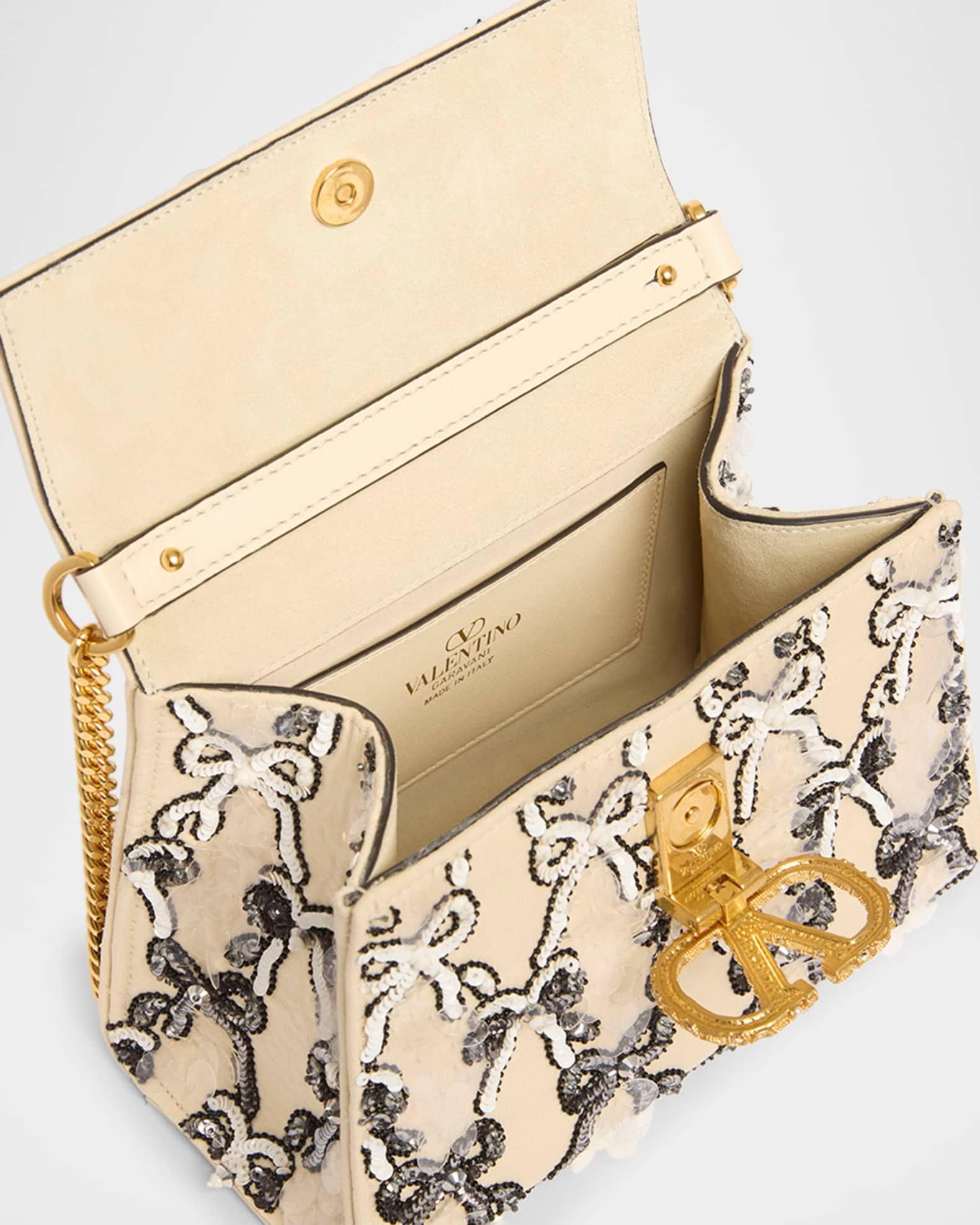 VSLING Mini Bow Sequined Top-Handle Bag  Product Image