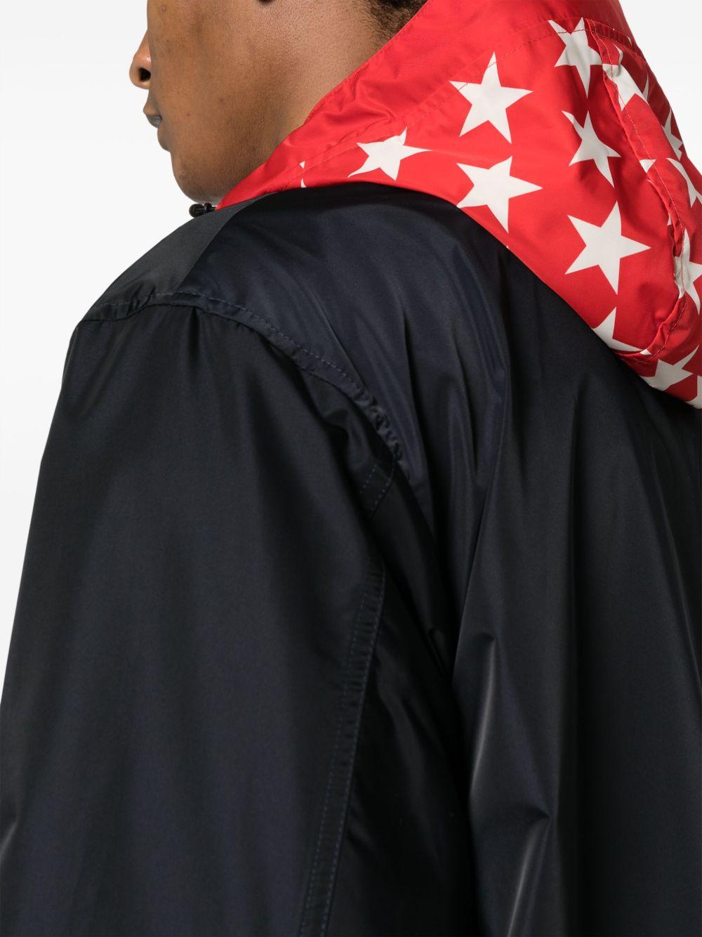 logo-print hooded jacket  Product Image