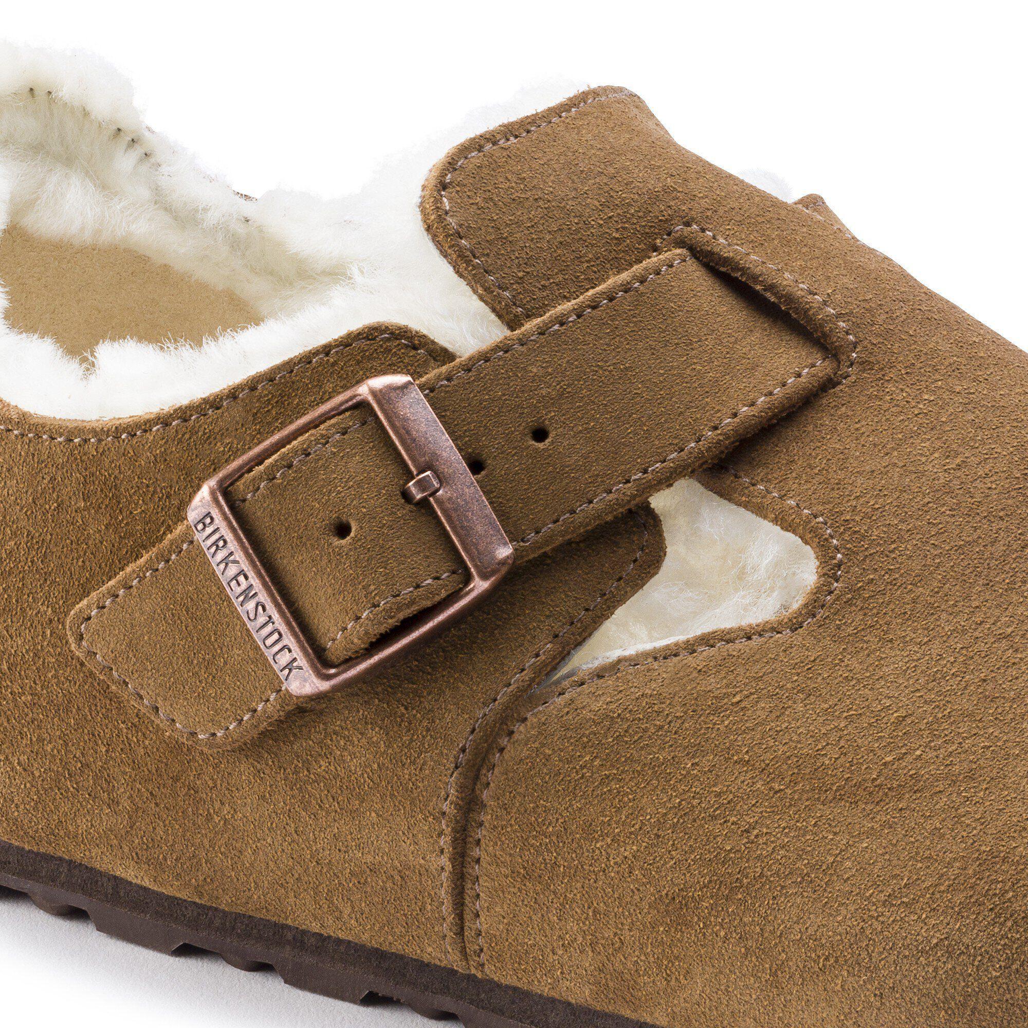 London Shearling Suede Leather Product Image