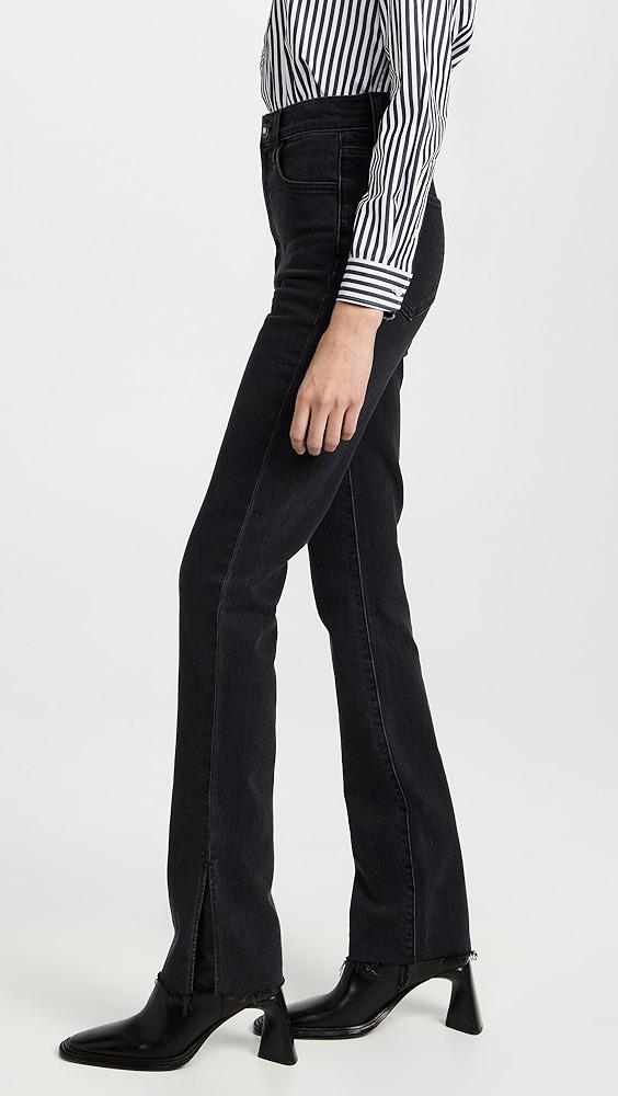 Favorite Daughter Valentina Super High Rise Tower Jeans with Slit Hem | Shopbop Product Image