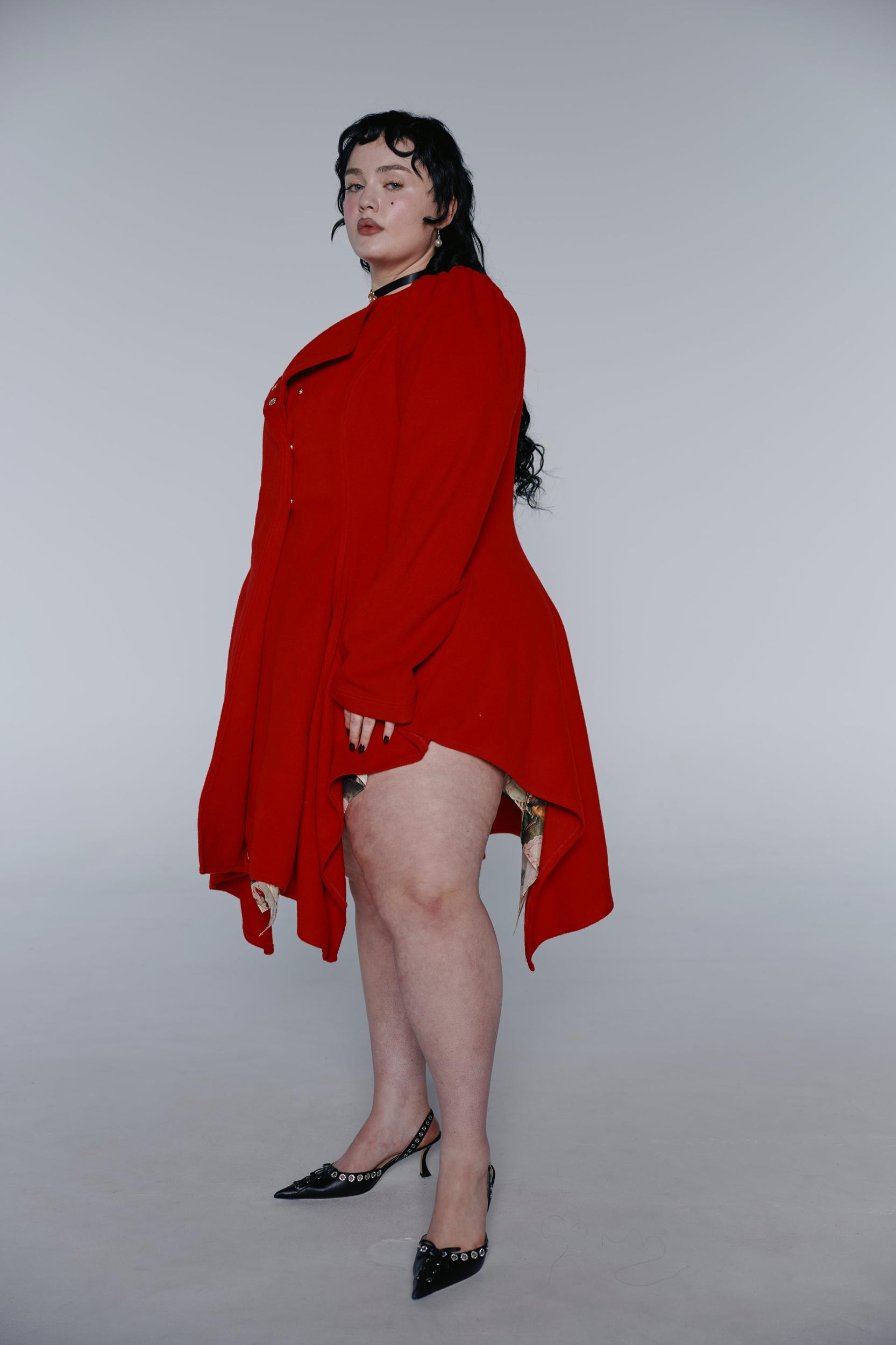 The Revolt Red Romantic Coat Product Image