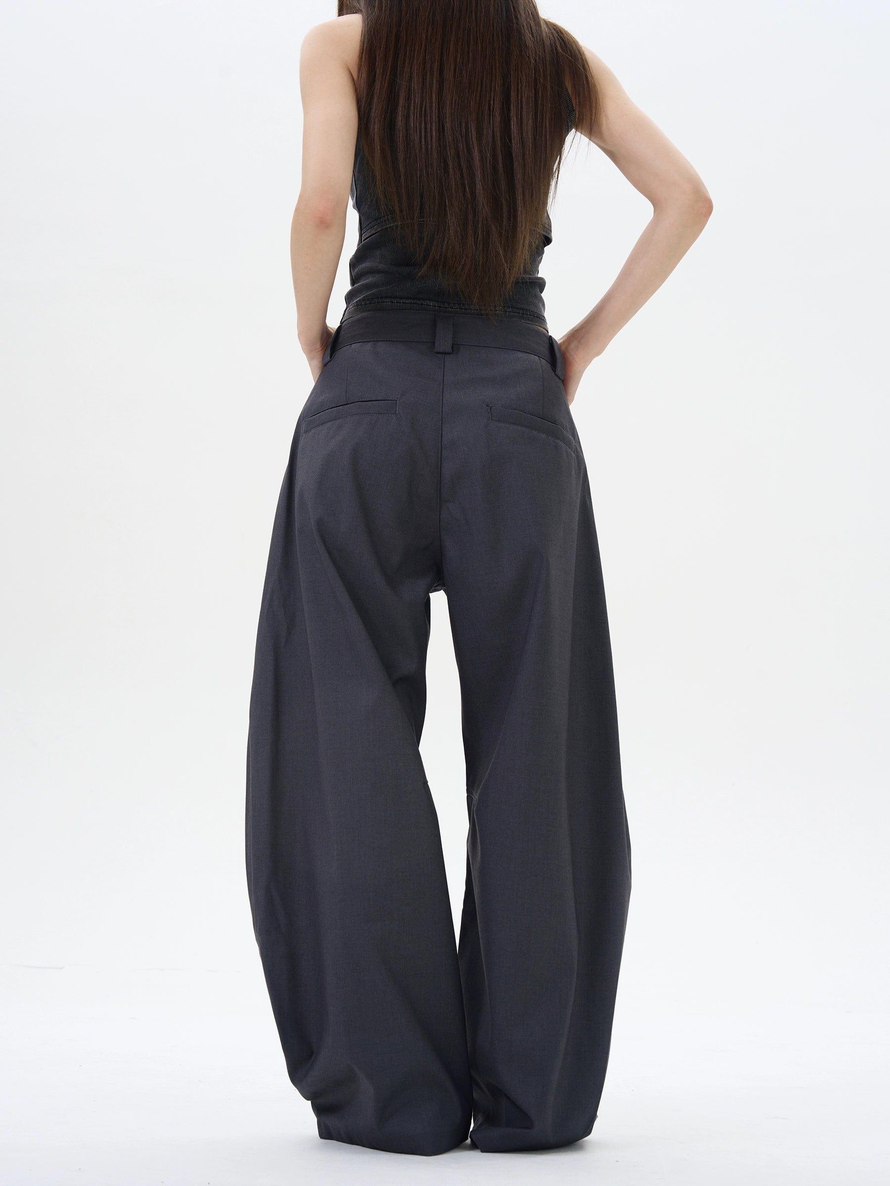 RT No. 12257 SCIMITAR STRAIGHT PANTS Unisex Product Image