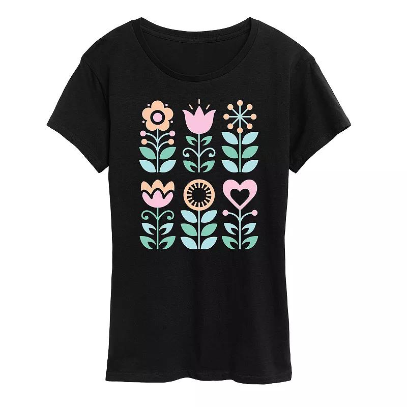 Women's Scandinavian Flowers Over Product Image