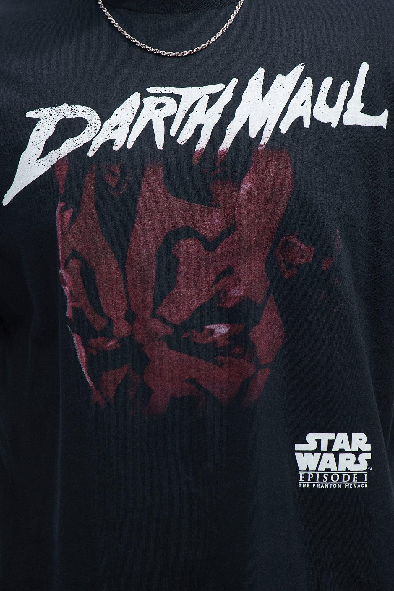 Star Wars Darth Maul Short Sleeve Tee - Black Male Product Image