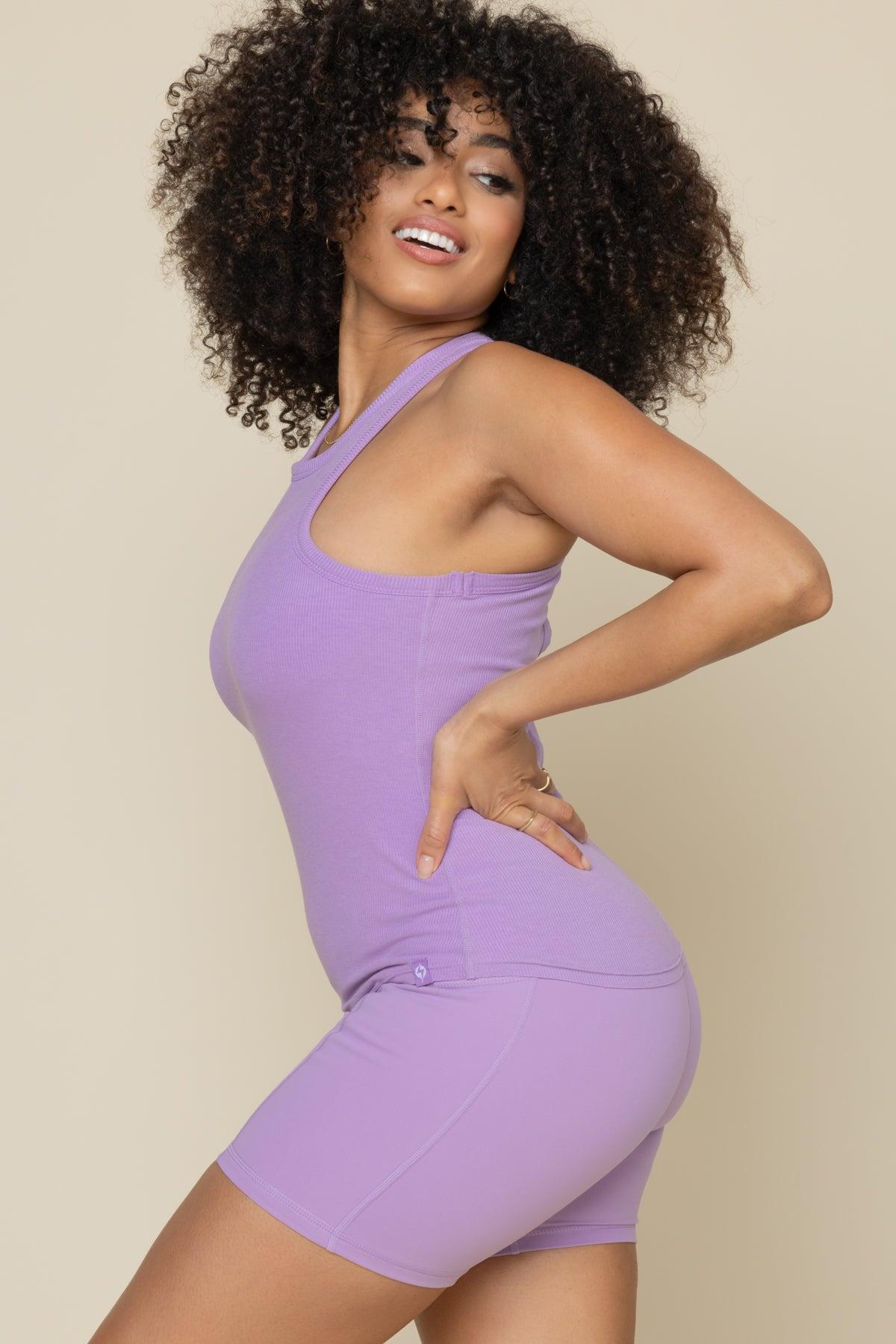 Not Your Typical Tank (Built-in Bra) - Mystic Purple Product Image