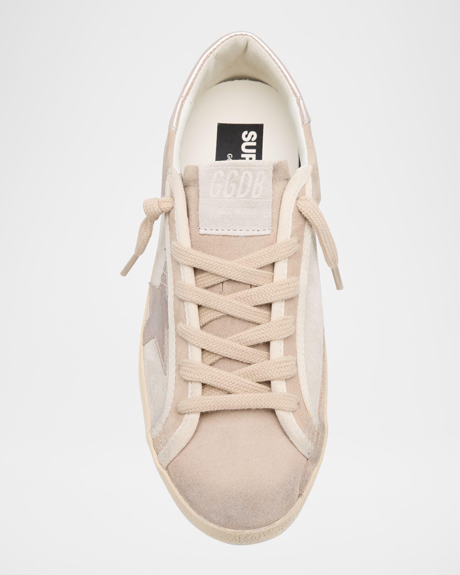 Superstar Mixed Leather Low-Top Sneakers Product Image