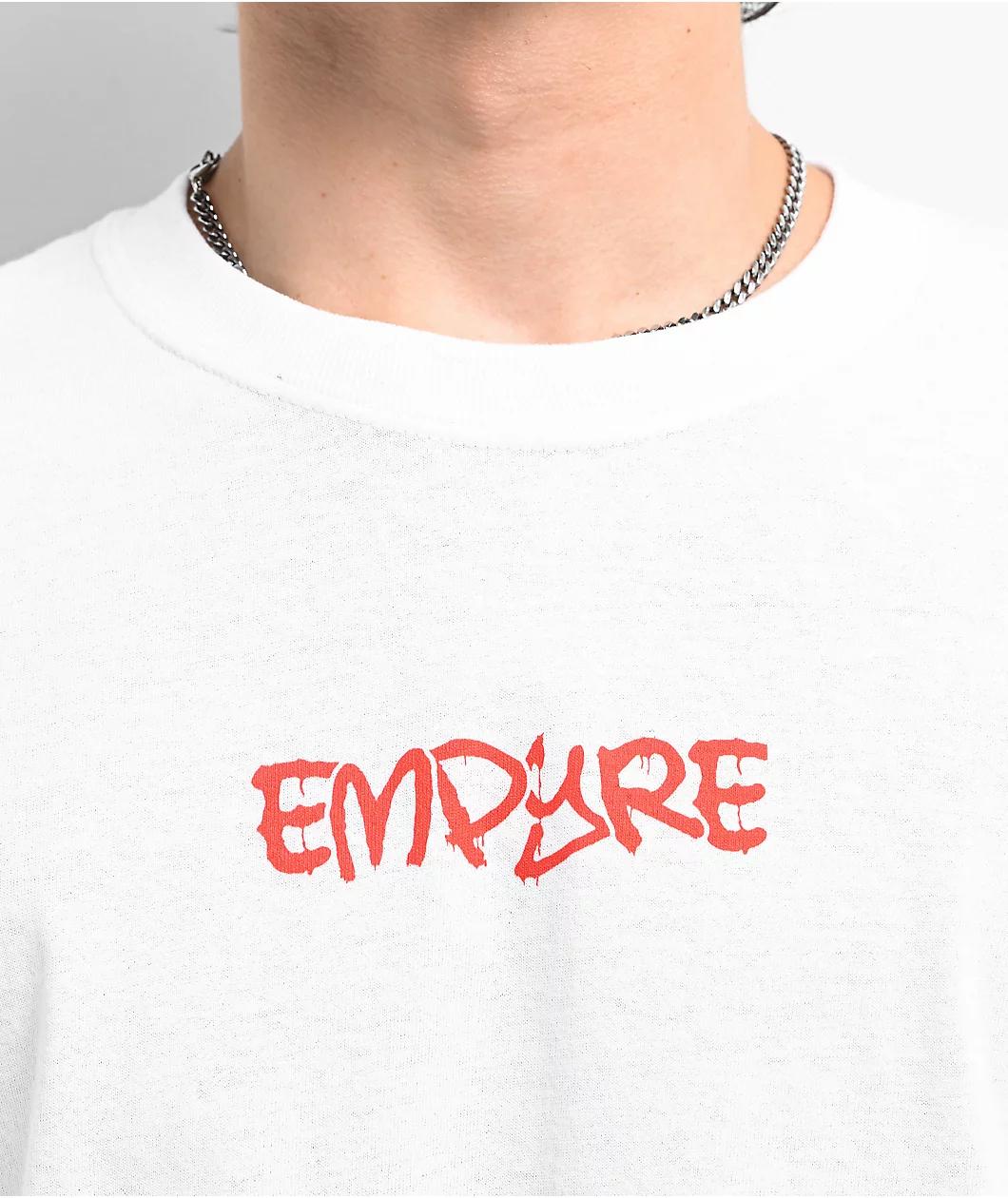 Empyre Dark Eyes White Long Sleeve T-Shirt Product Image