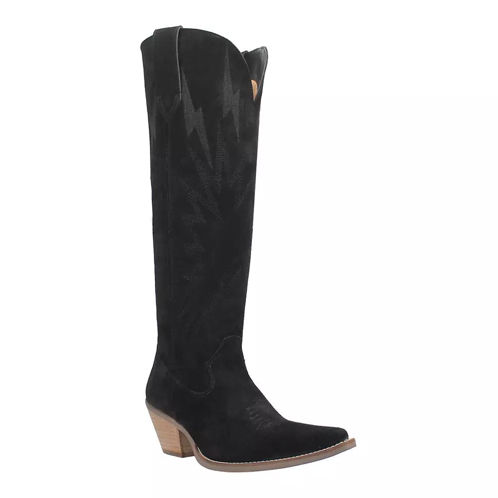 Dingo Thunder Road Women's Suede Knee-High Boots,  Product Image