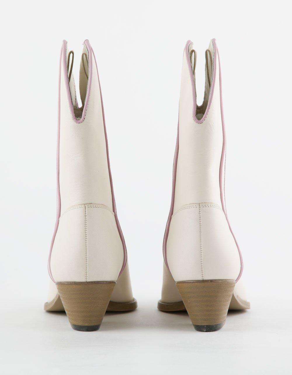 FREE PEOPLE Borderline Womens Western Boots - NATURAL Product Image