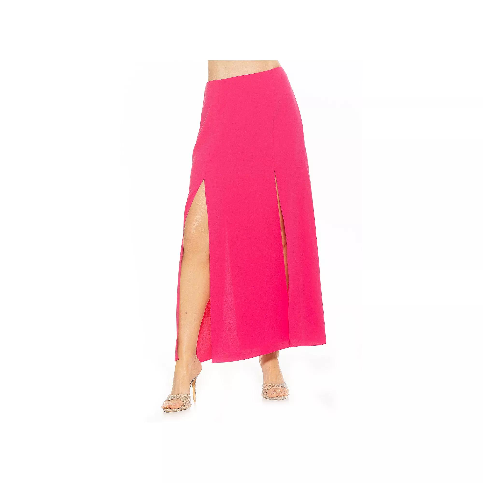 Women's ALEXIA ADMOR Sansa Side Slit Detail Maxi Pencil Skirt,  Product Image