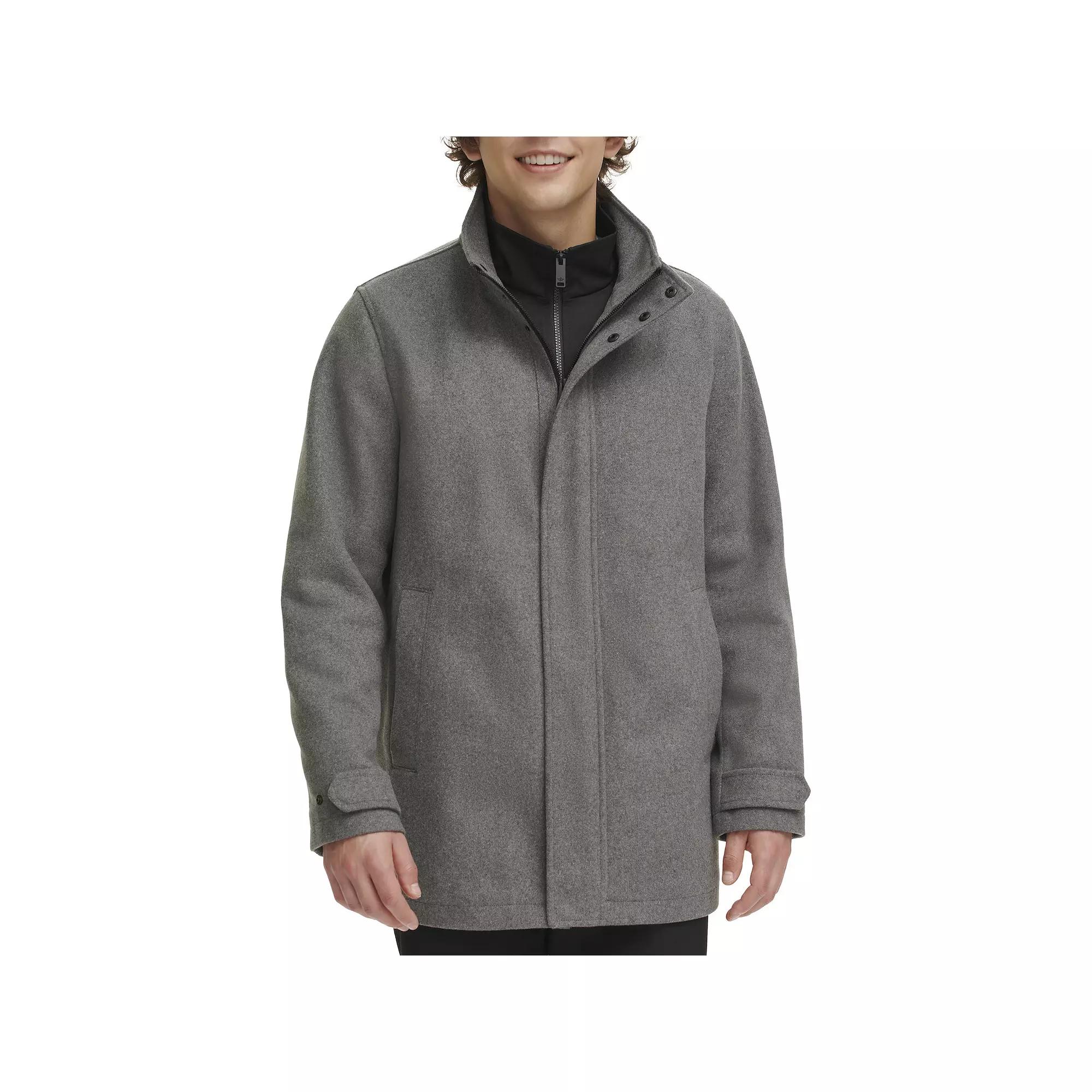 Men's Dockers® Wool Blend Walking Coat with Quilted Bib,  Product Image