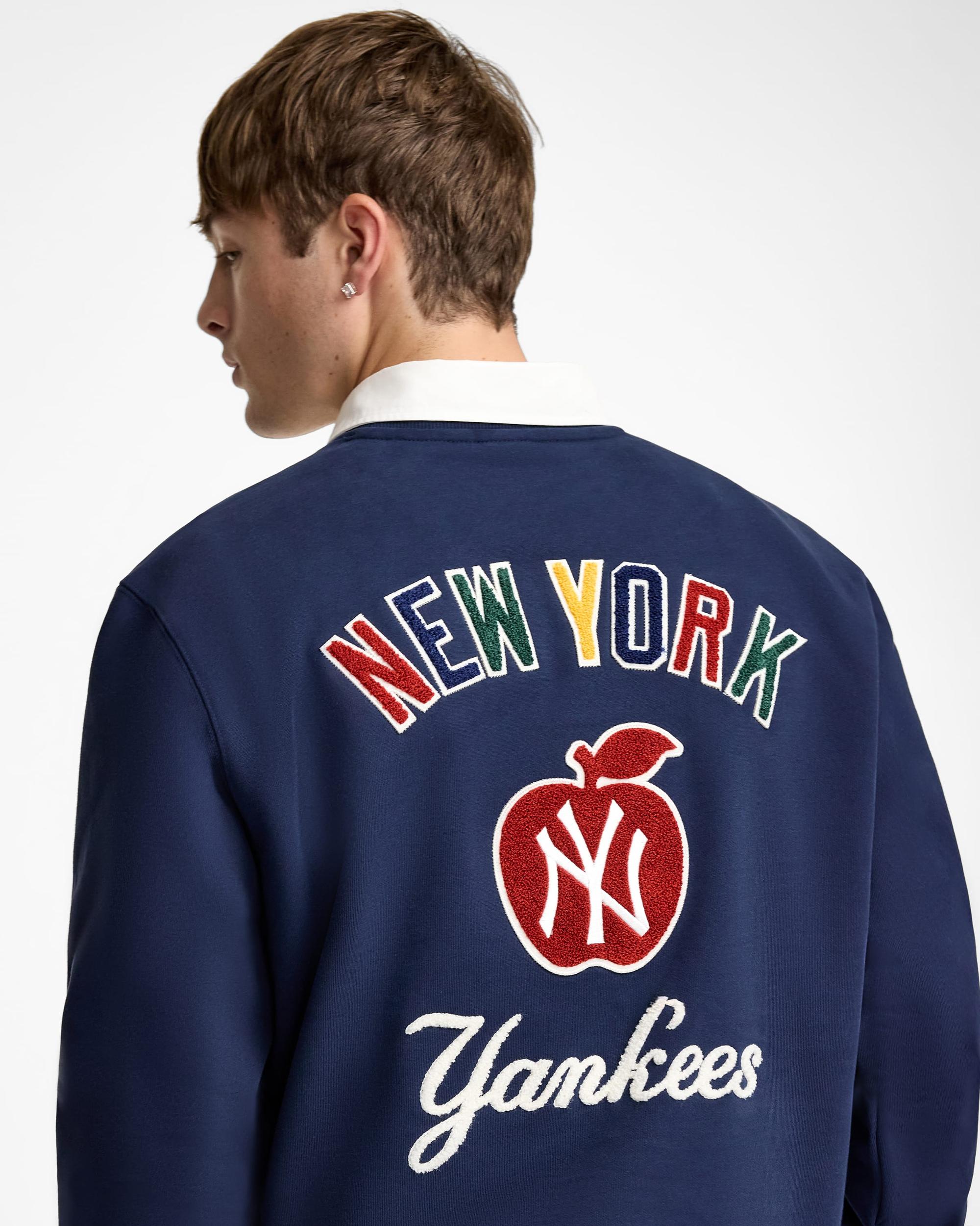 New York Mets Big Apple Blue Quartz Crewneck Male Product Image