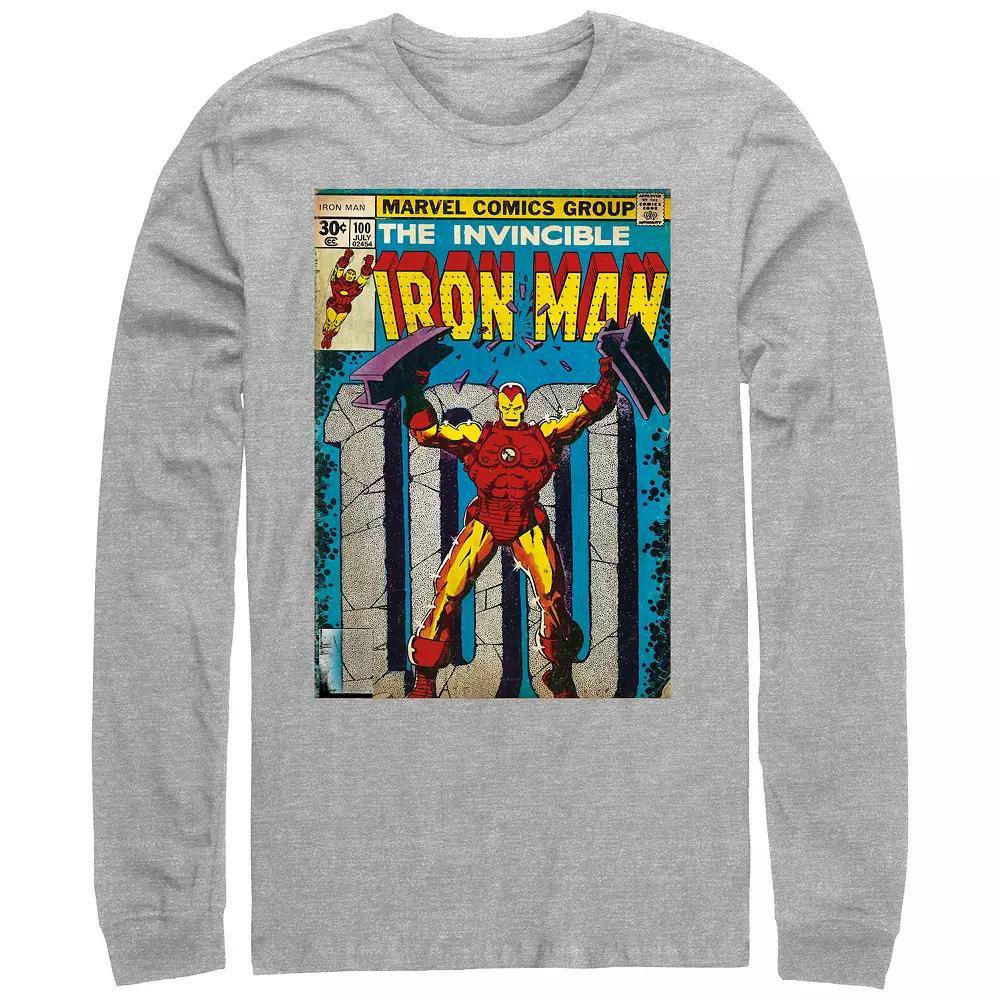 Men's Iron Man The Invincible Comic Book Cover Graphic Tee,  Product Image