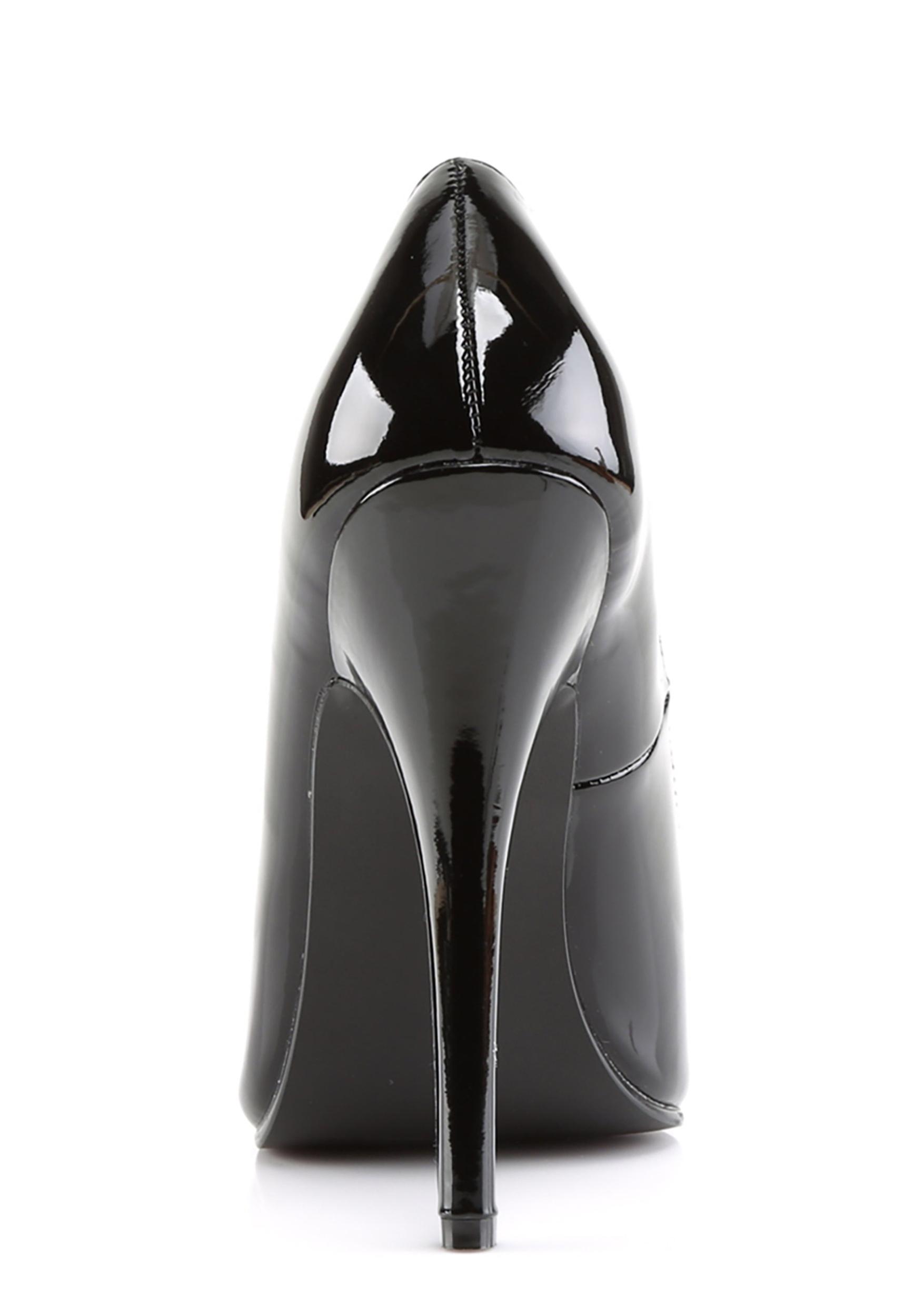 Devious Domina-420 Classic Pumps - Black Product Image