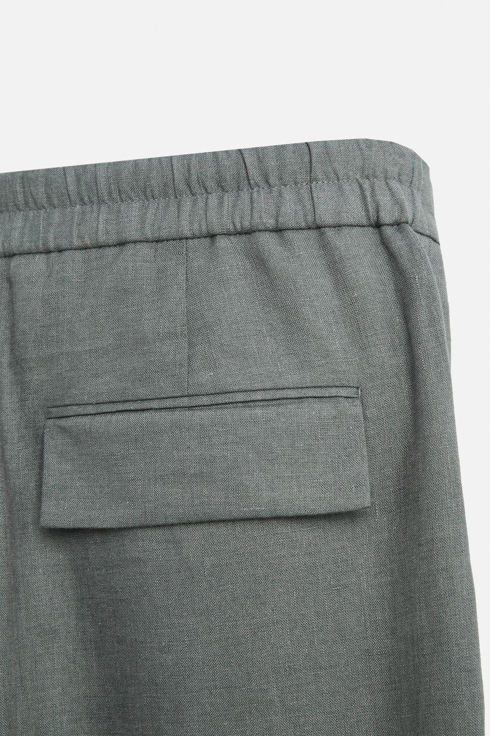 100% LINEN SUIT PANTS Product Image