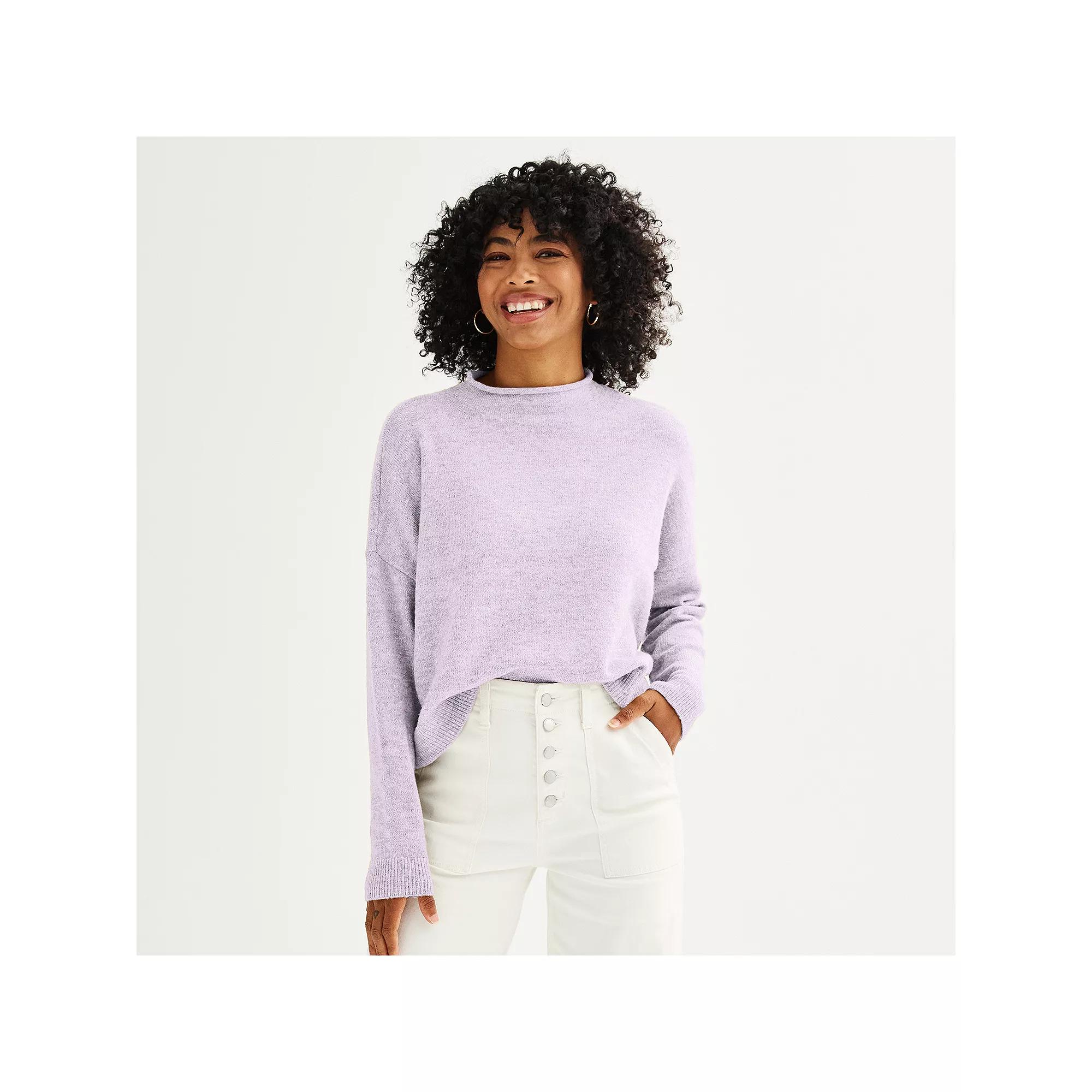Women's Sonoma Goods For Life® Funnel Neck Sweater,  Product Image
