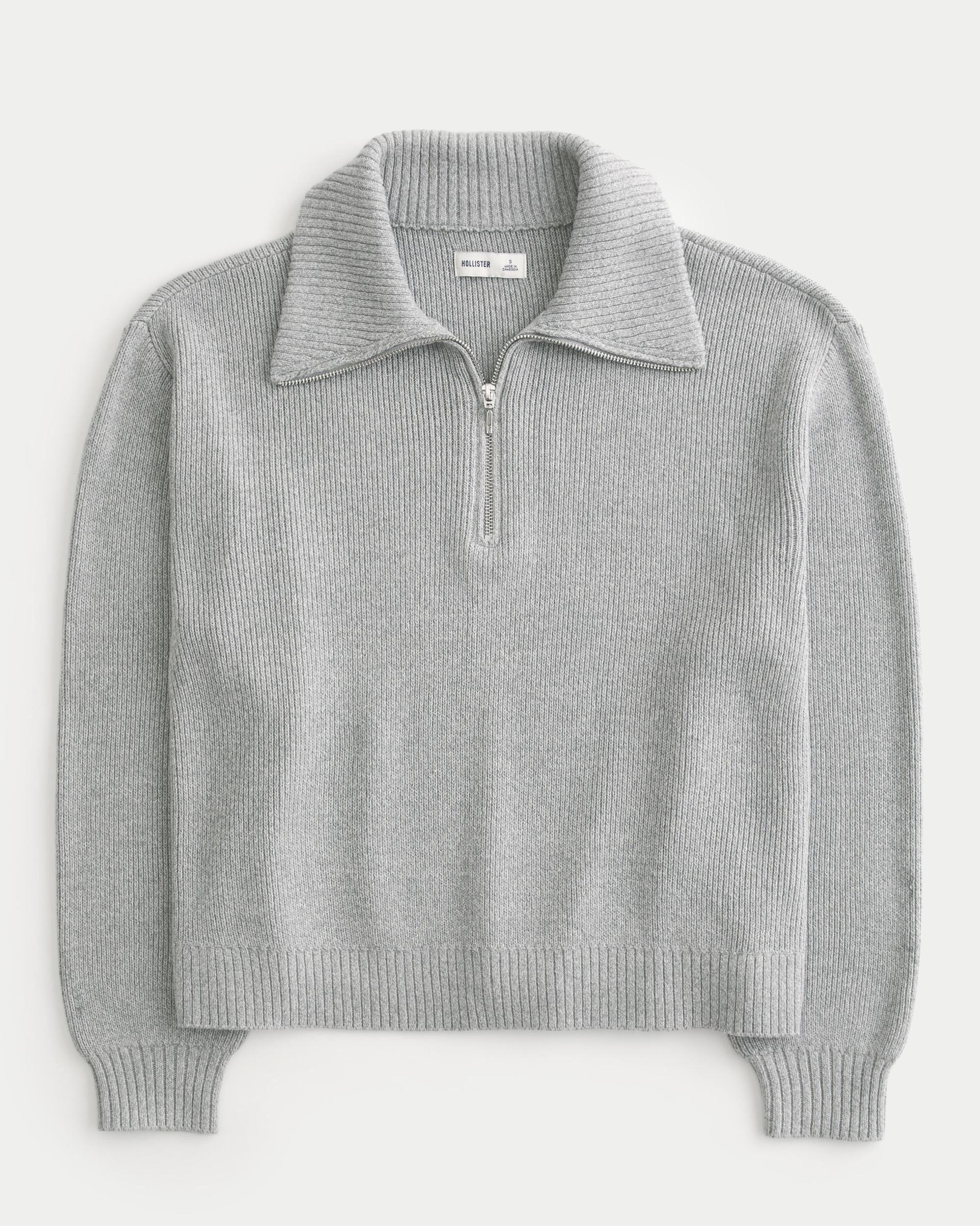 Oversized Half-Zip Sweater Product Image