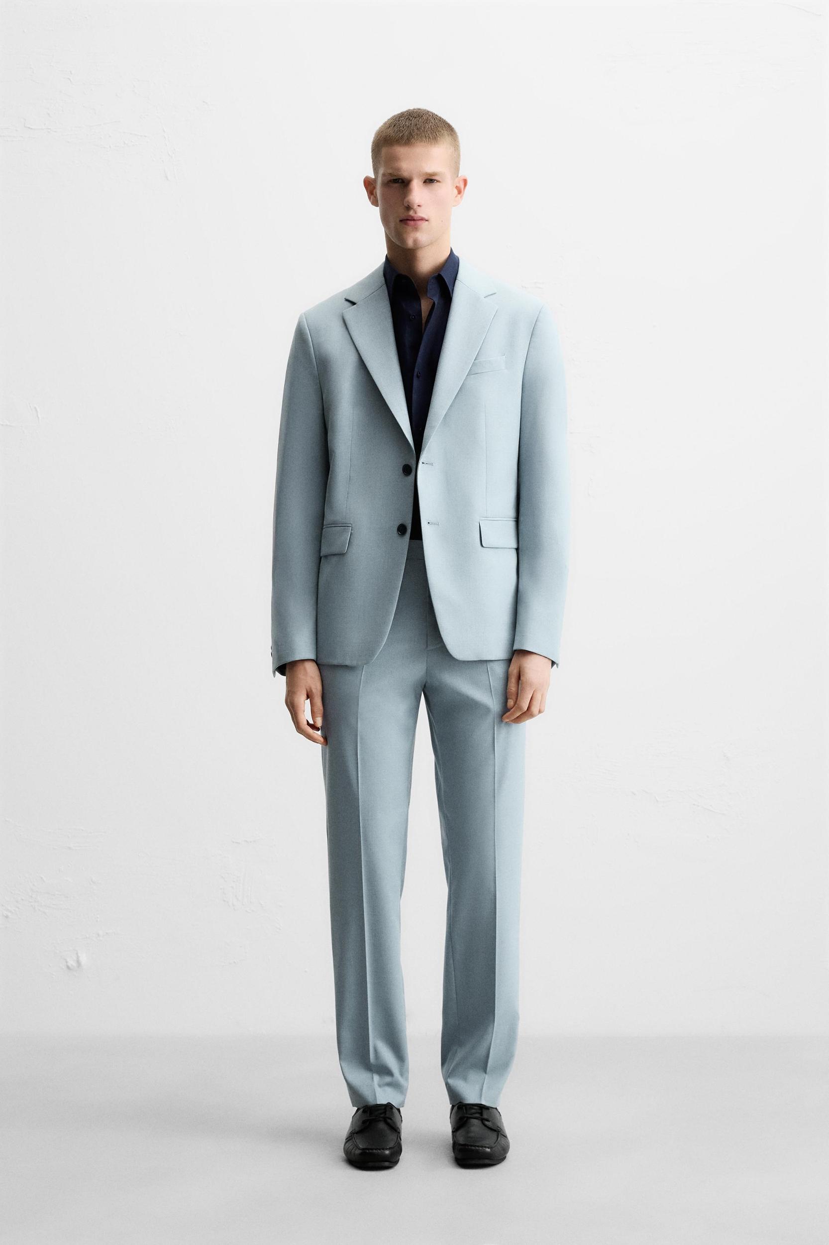 SLIM FIT SUIT PANTS Product Image