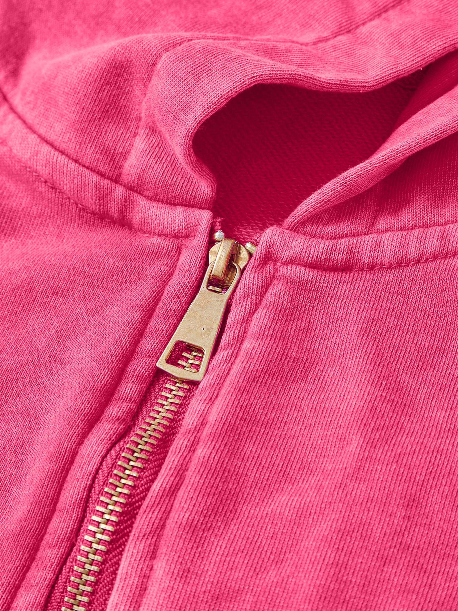 Sopula Enjoy Trip Graphic Washed Oversized Zip Up Hoodie Product Image