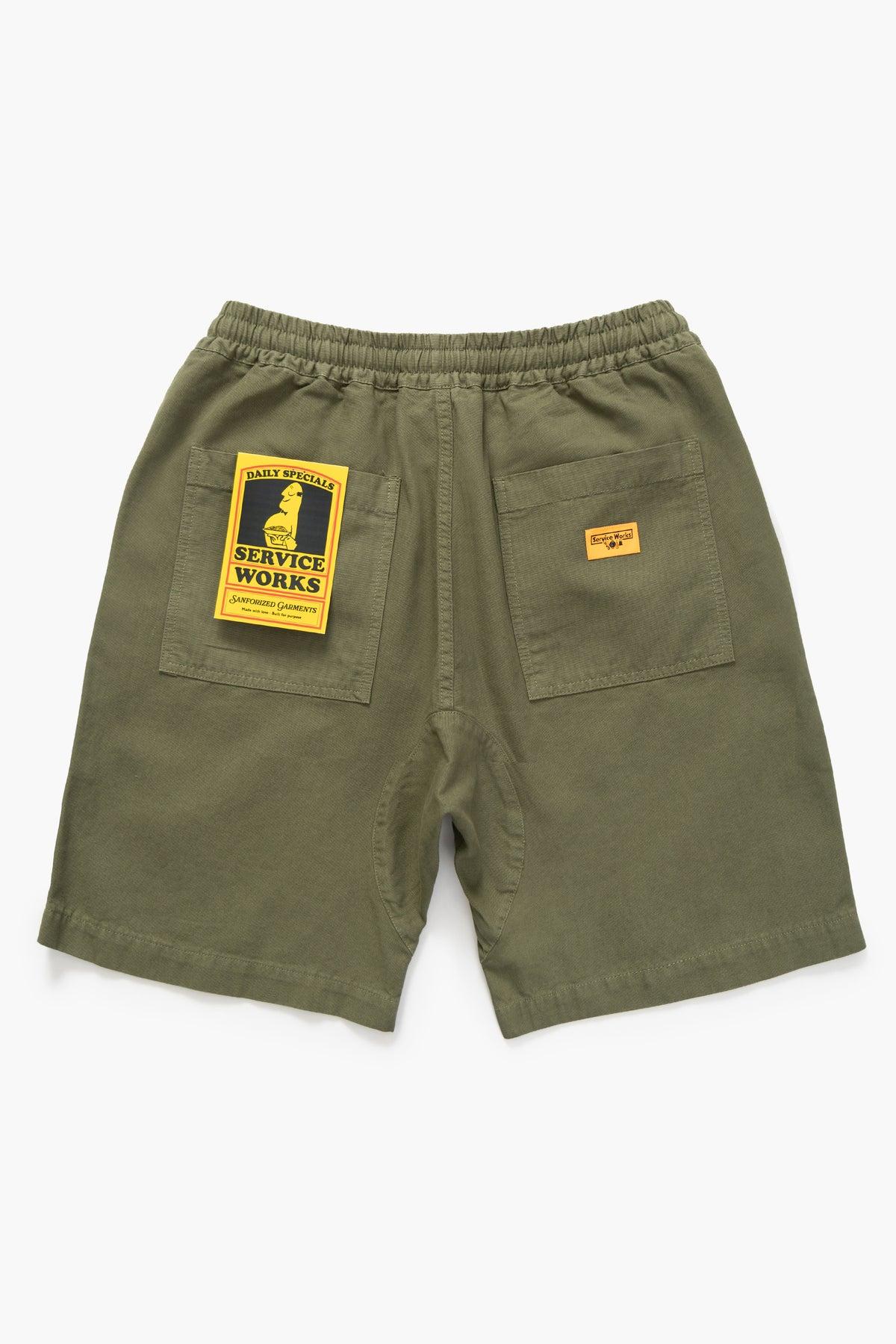 Service Works - Classic Chef Shorts - Olive Product Image