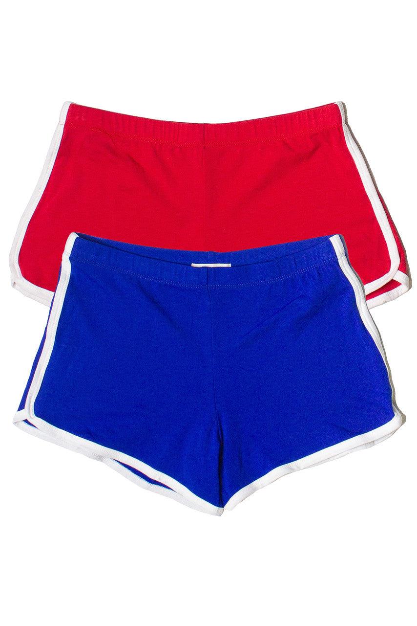 Contrast Trim Dolphin Mini Shorts Product Image