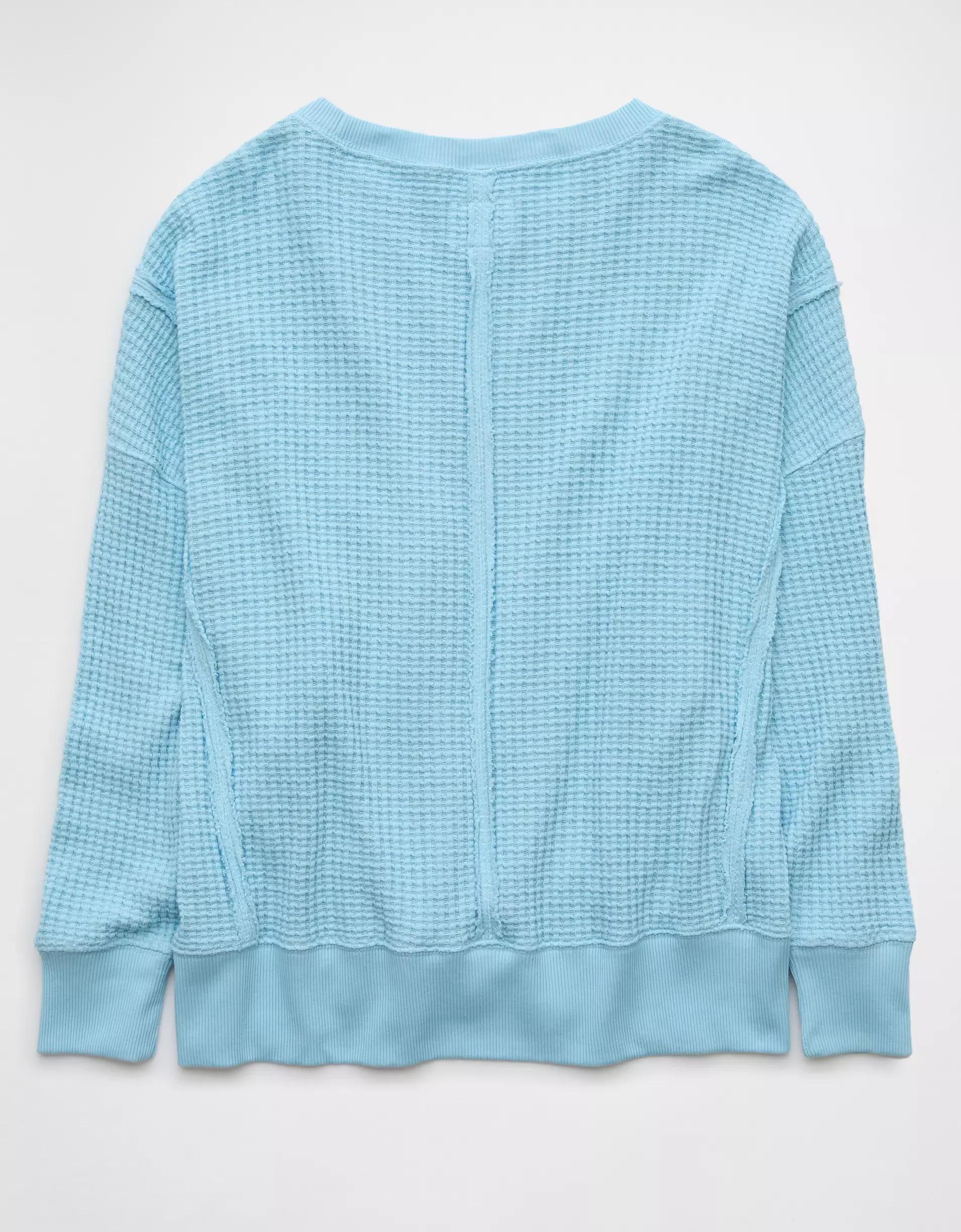 AE Big Hug Waffle Sweatshirt Product Image