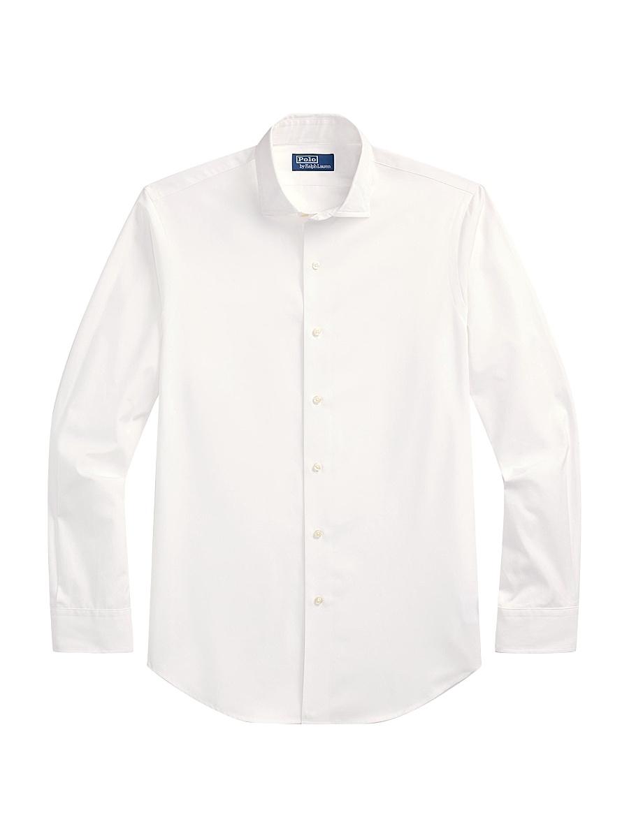 Mens Classic Fit Poplin Button-Front Shirt Product Image