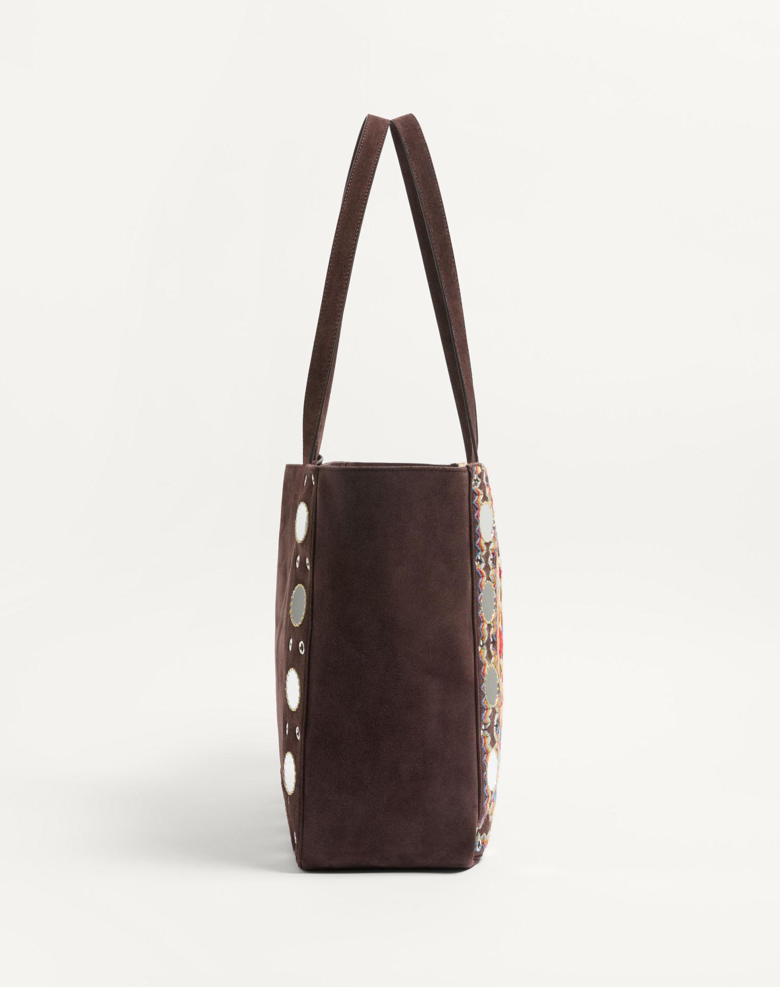 Valentino Garavani Nellcôte Large Embroidered Shopping Bag Product Image