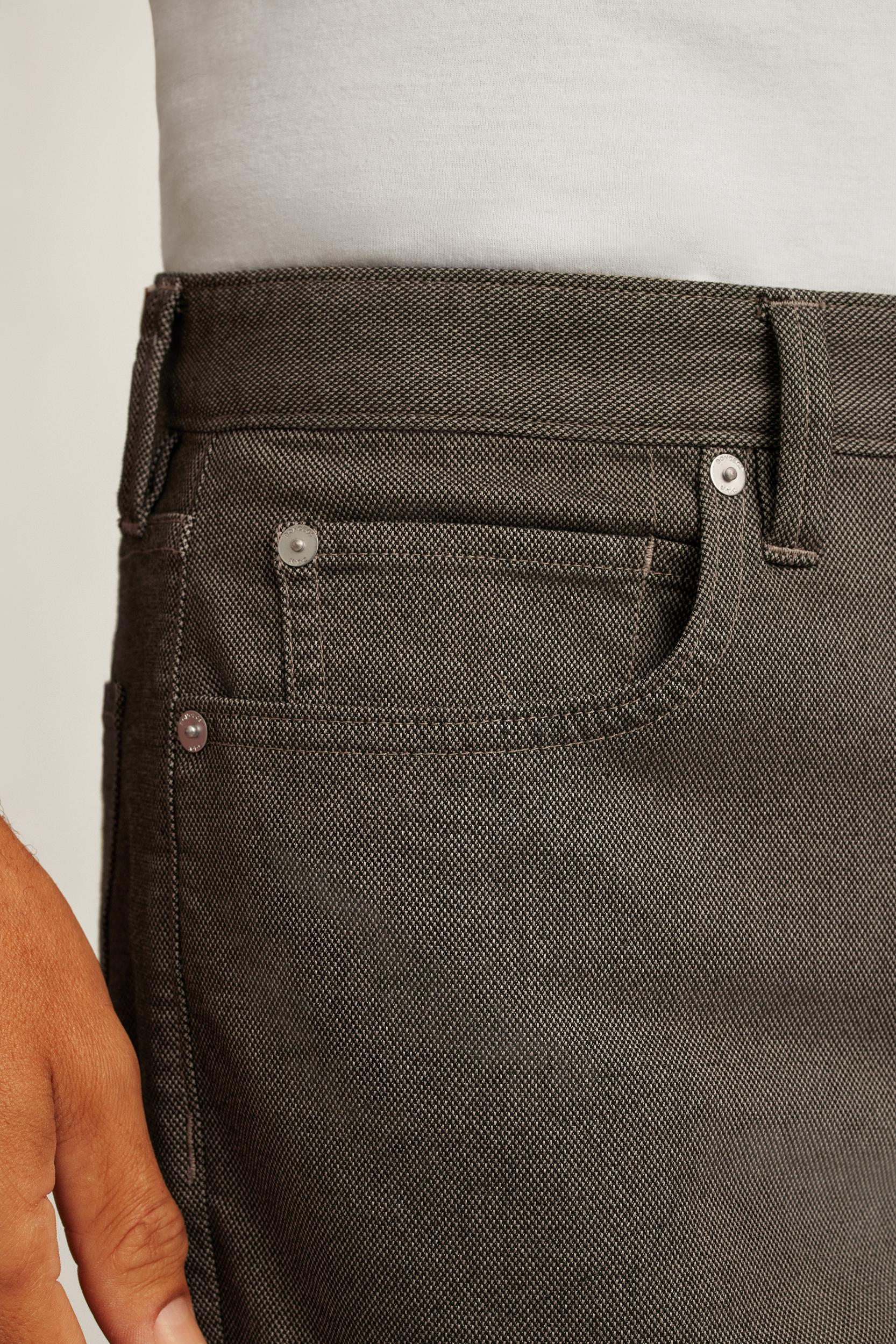 Italian Textured 5-Pocket Pants Product Image