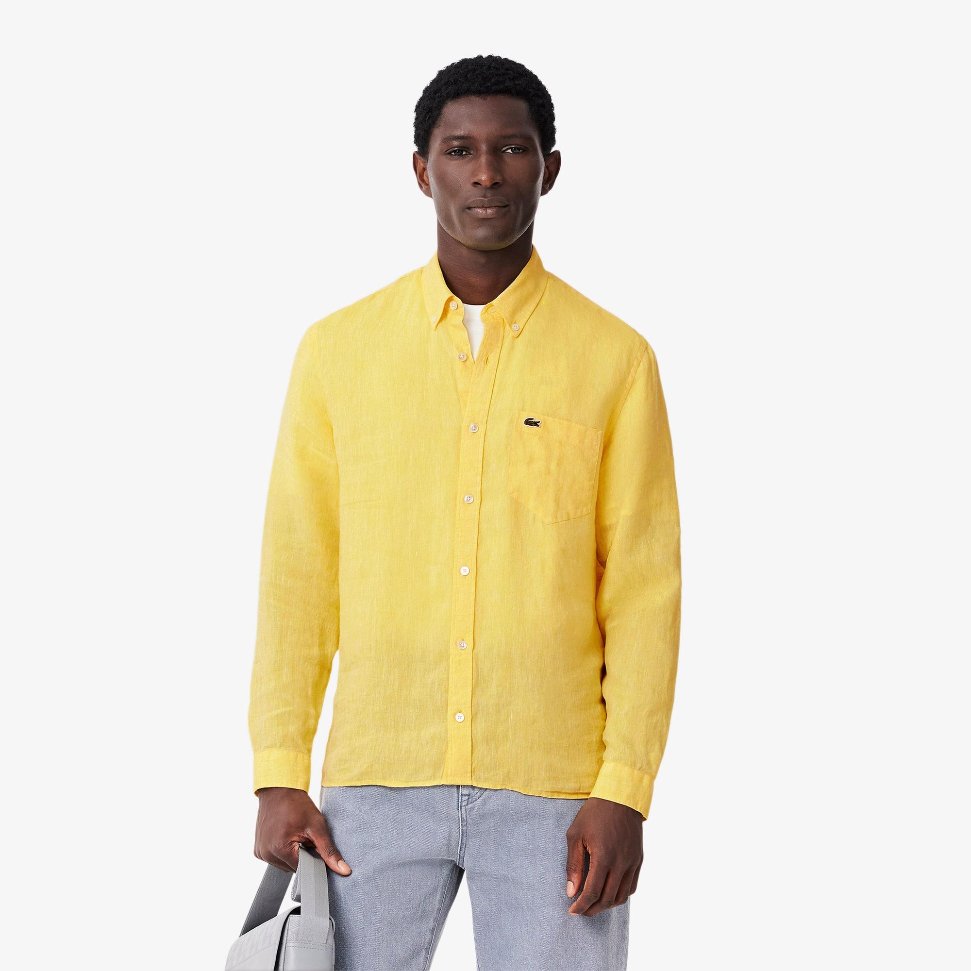 Regular Fit Linen Shirt Product Image