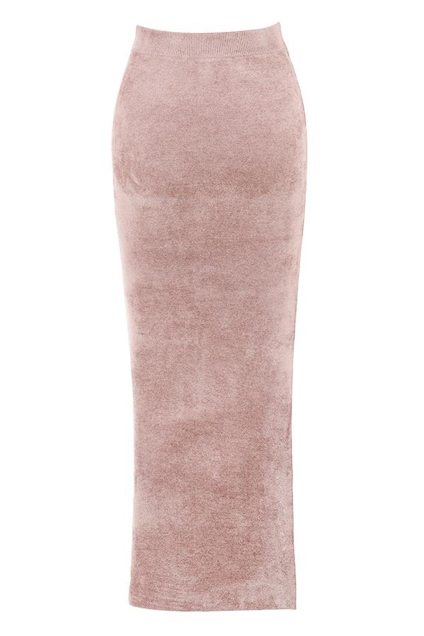Rene  rose chenille maxi skirt - sale Product Image