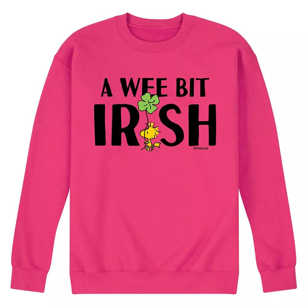 Men's Peanuts Wee Bit Irish Fleece Sweatshirt,  Product Image