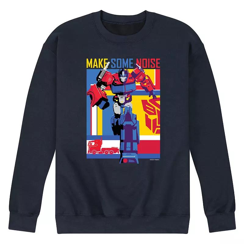 Mens Transformers Make Some Noise Fleece Sweatshirt Product Image
