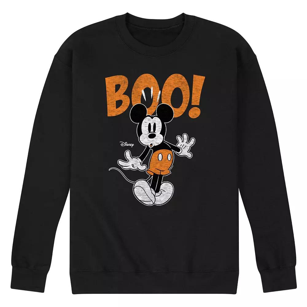 Disney's Mickey Mouse Men's Scared Boo Fleece Sweatshirt,  Product Image