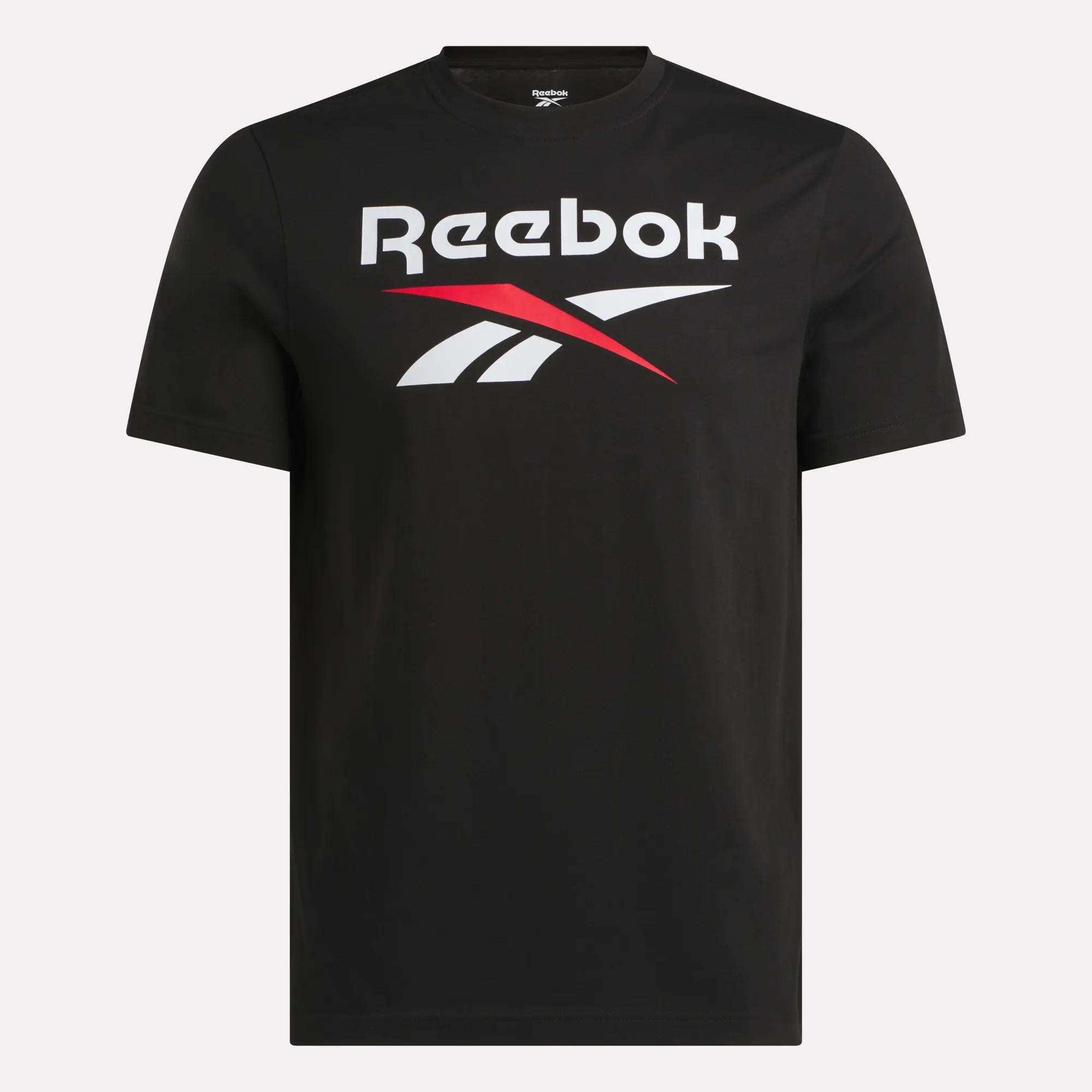 Men's Reebok Identity Big Stacked Logo T-Shirt Male Product Image