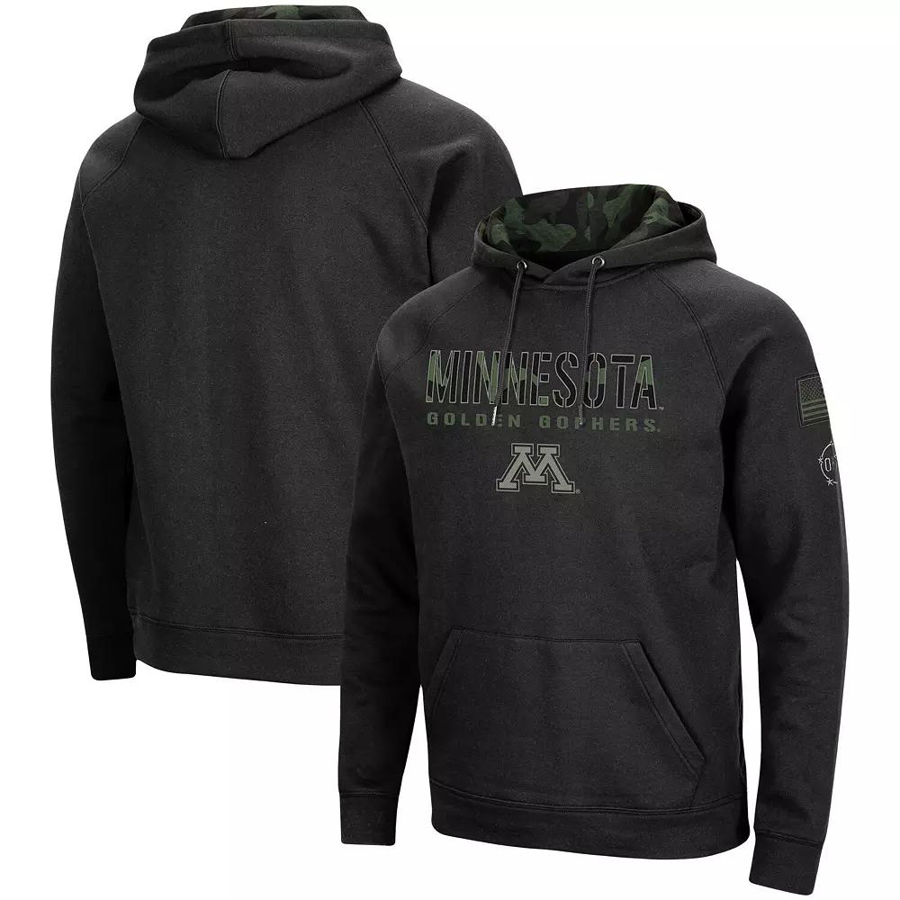 Men's Colosseum Black Kentucky Wildcats OHT Military Appreciation Raglan Pullover Hoodie,  Product Image