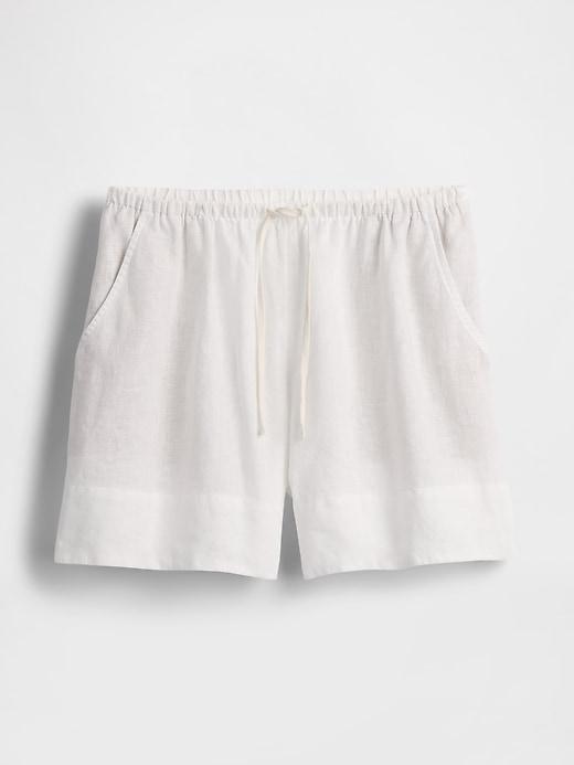 100% Linen Easy Shorts Product Image