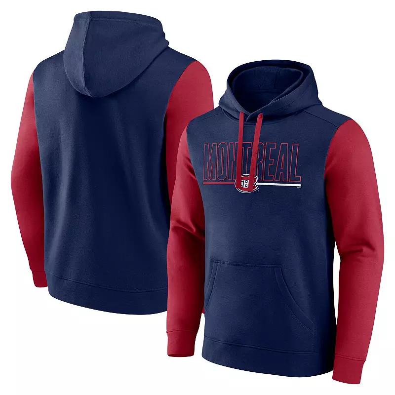 Men's Fanatics  Red Washington Capitals Authentic Pro Core Primary Fleece Pullover Hoodie, Size: 3XL Product Image