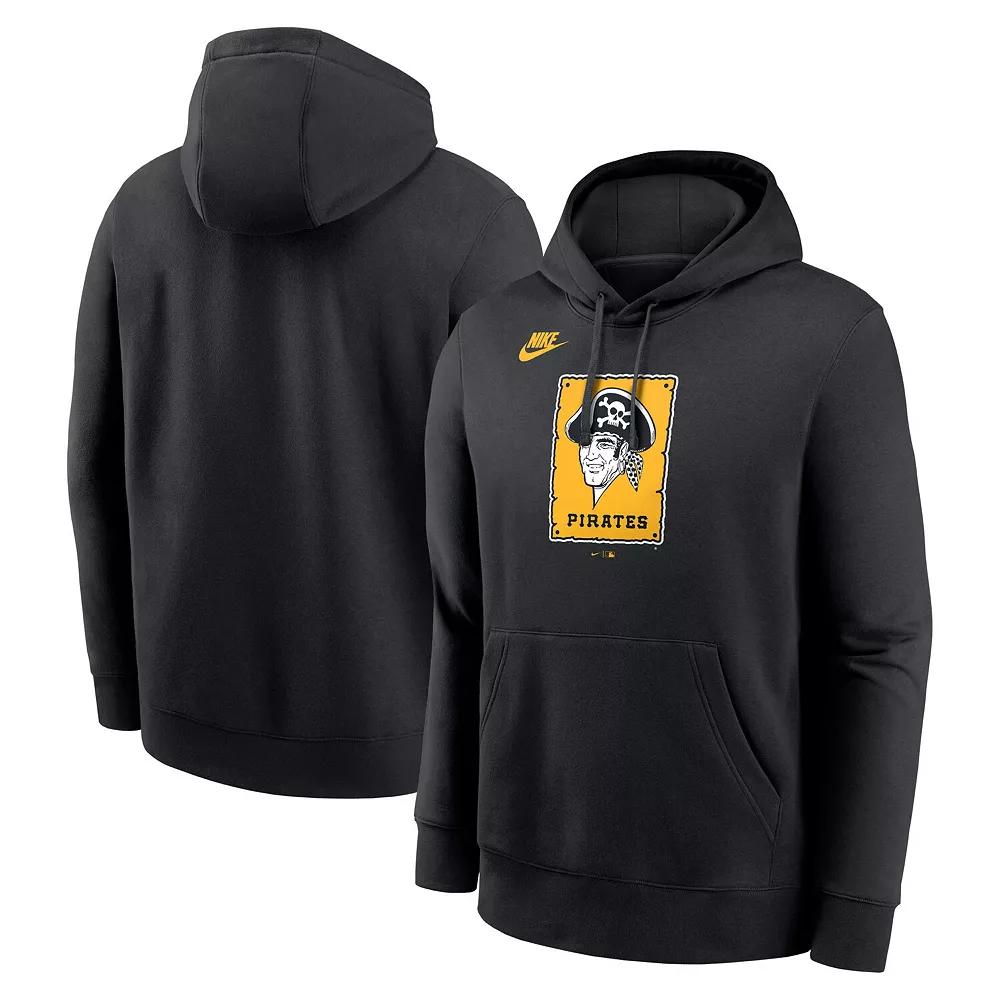 Men's Nike Black Georgia Bulldogs Legacy Logo Club Fleece Pullover Hoodie,  Product Image