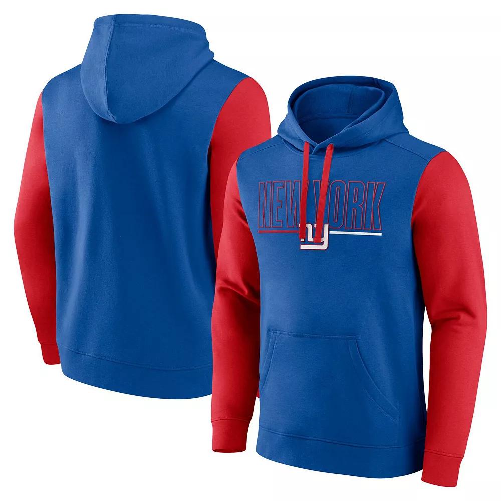 Men's Blue New York Rangers Deliver Fleece Pullover Hoodie,  Product Image
