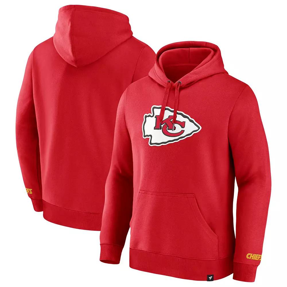 Men's Fanatics  Red Kansas City Chiefs Legacy Fleece Pullover Hoodie, Size: 2XL Product Image