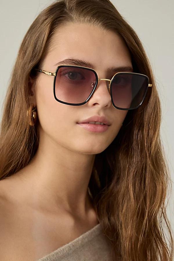Lana Oversized Rectangle Sunglasses Womens at Urban Outfitters Product Image