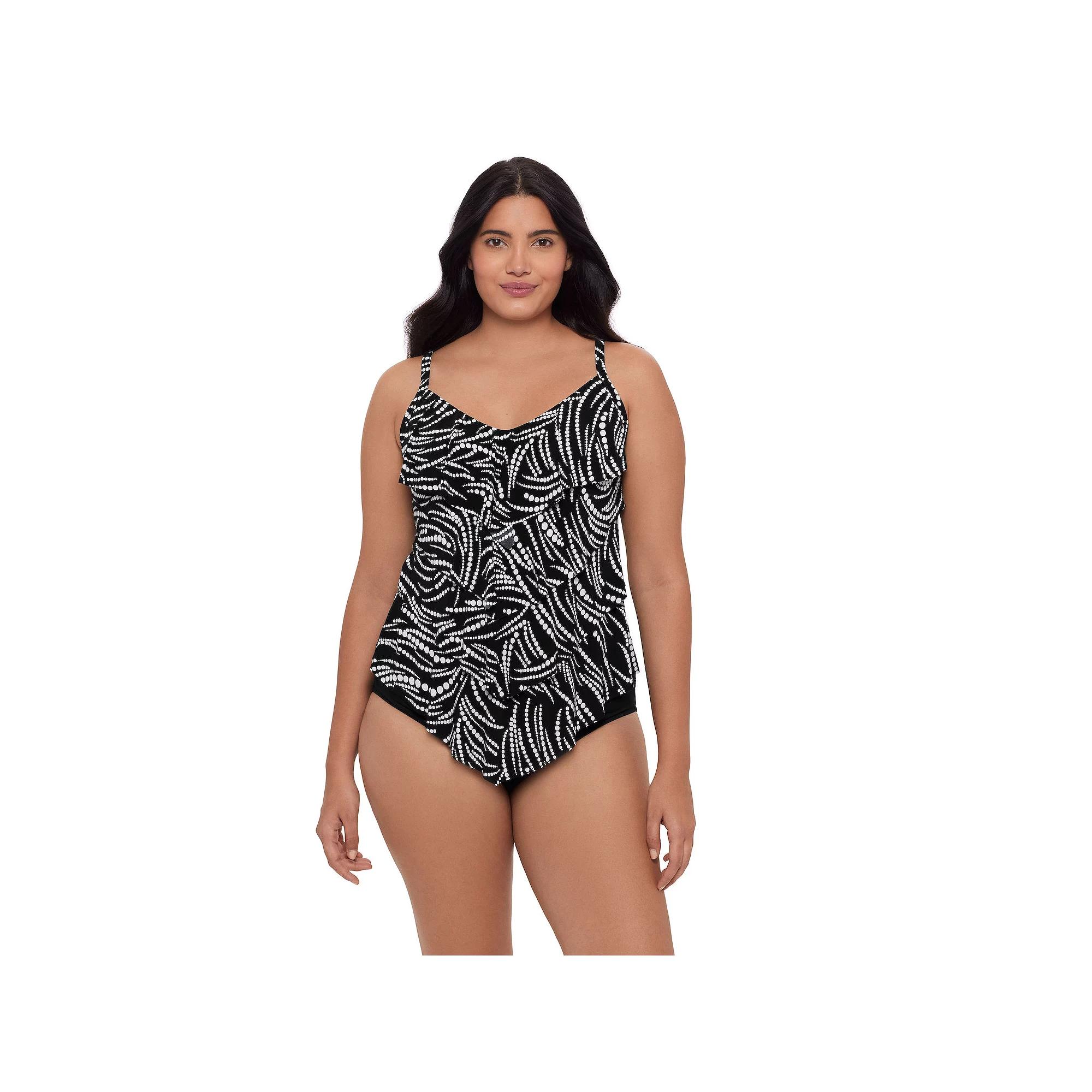 Women's Trimshaper Lena Tankini Top, Size: 12, Playa Product Image