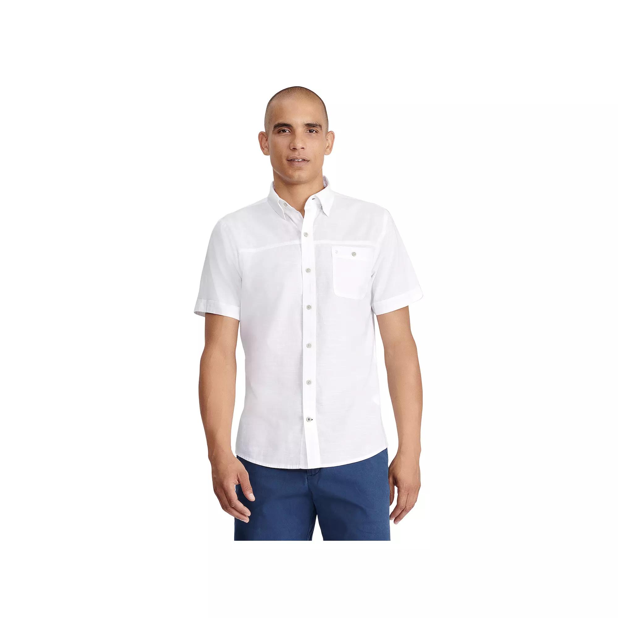 Men's IZOD Dockside Short Sleeve Chambray,  Product Image