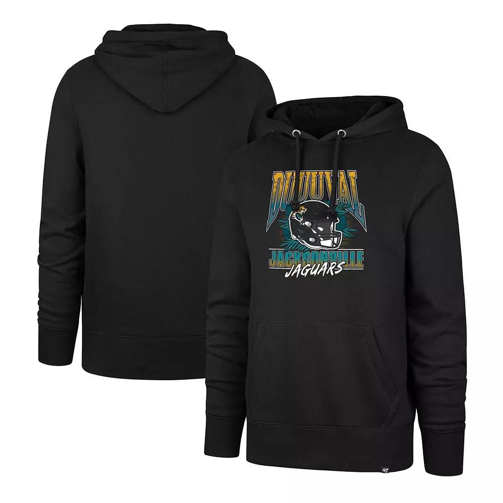 Men's '47 Black Jacksonville Jaguars Regional Headline Pullover Hoodie,  Product Image